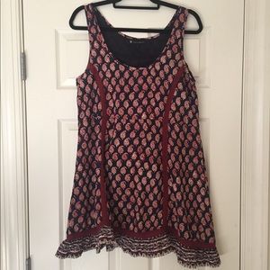 House of Harlow 1960 Ruffled Hem Dress